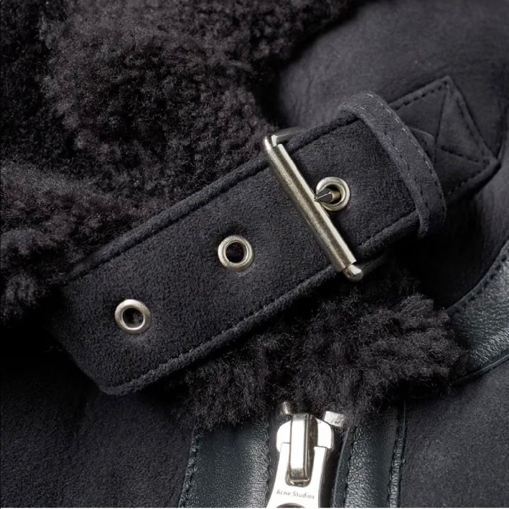 Acne studio Ian shearling jacket - Picture 3 of 6